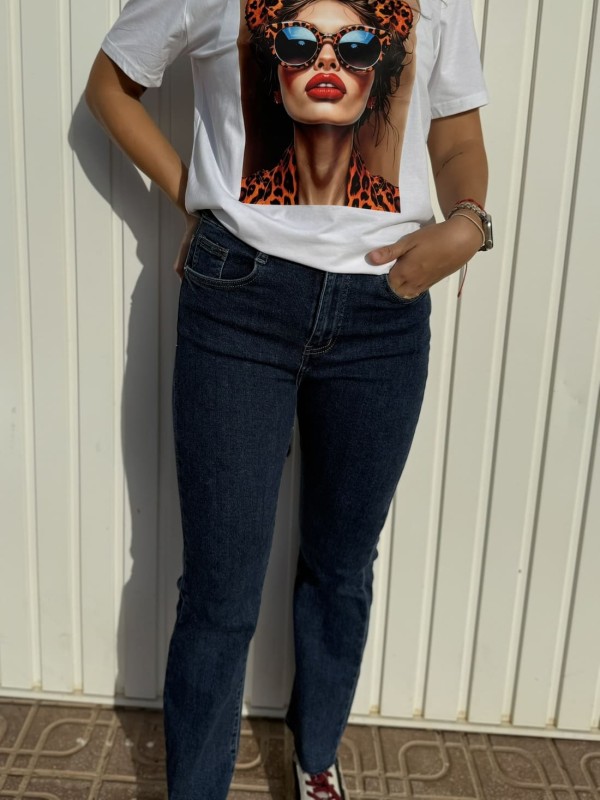 Pantalón Flared Deni