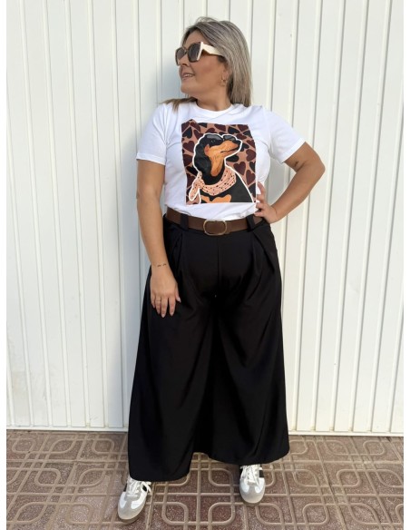 Camiseta Perro Corazones