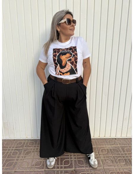 Camiseta Perro Corazones