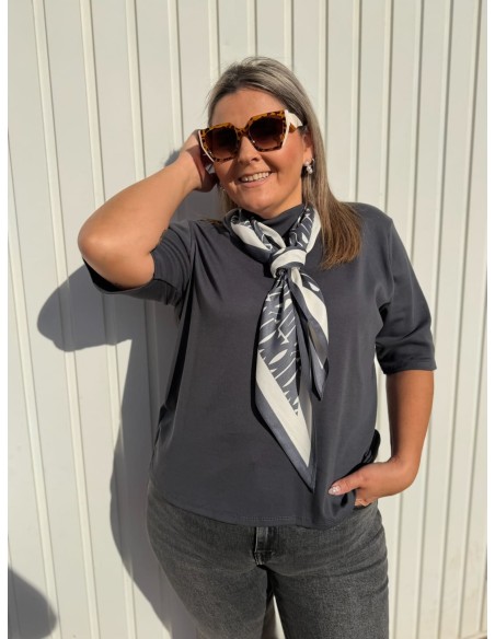 Camiseta Oversize Gris