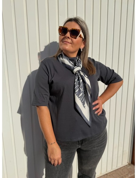 Camiseta Oversize Gris