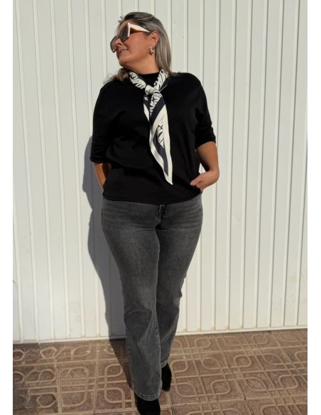 Pantalón Widleg Desgastado