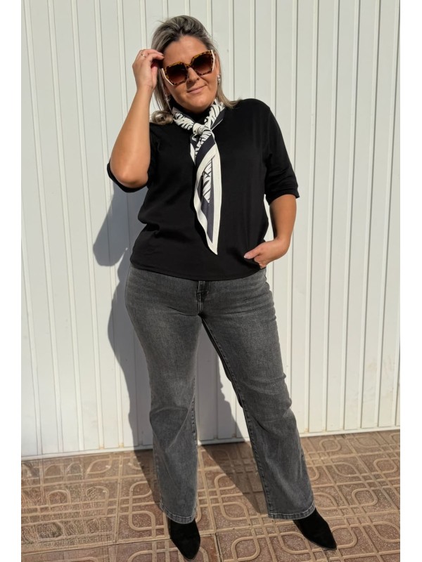 Pantalón Widleg Desgastado 2