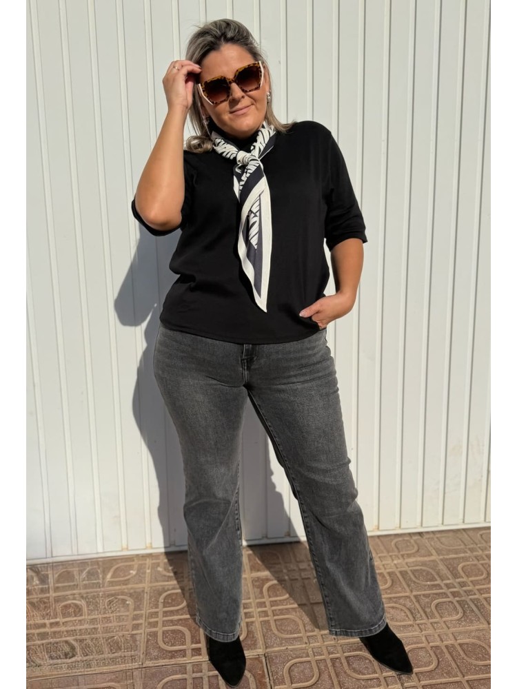 Pantalón Widleg Desgastado