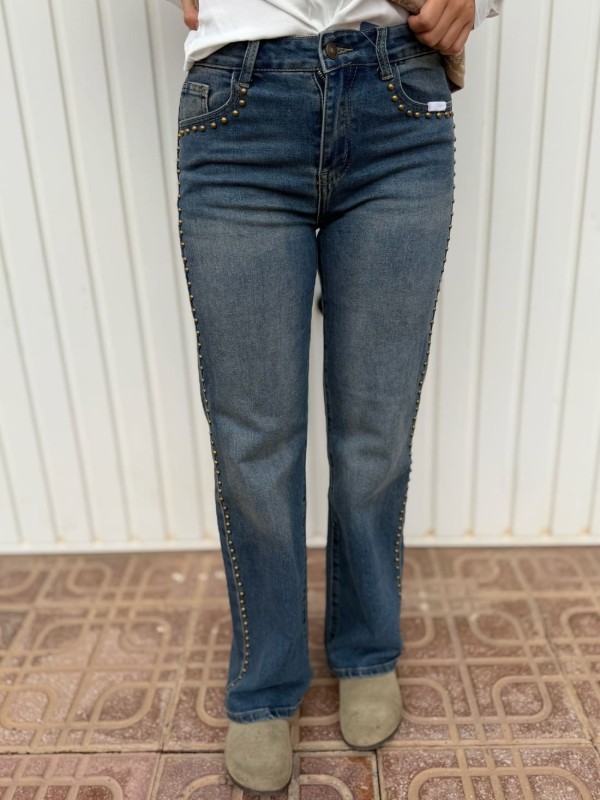 Pantalón Widleg Tachuelas 2