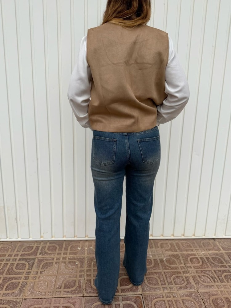 Pantalón Widleg Tachuelas