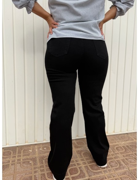 Pantalón Miss Botones Negro