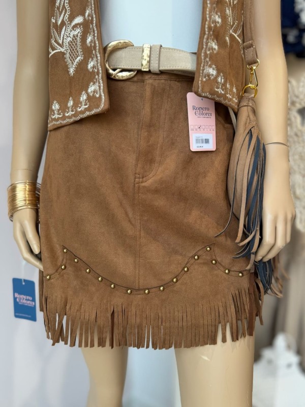 Falda Antelina Flecos