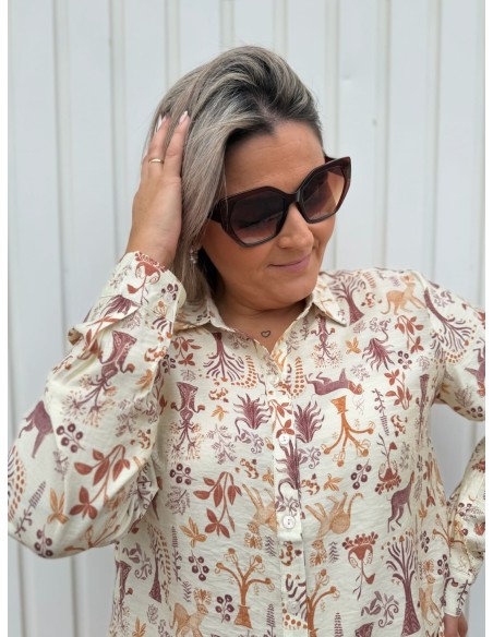 Camisa Estampada Selva