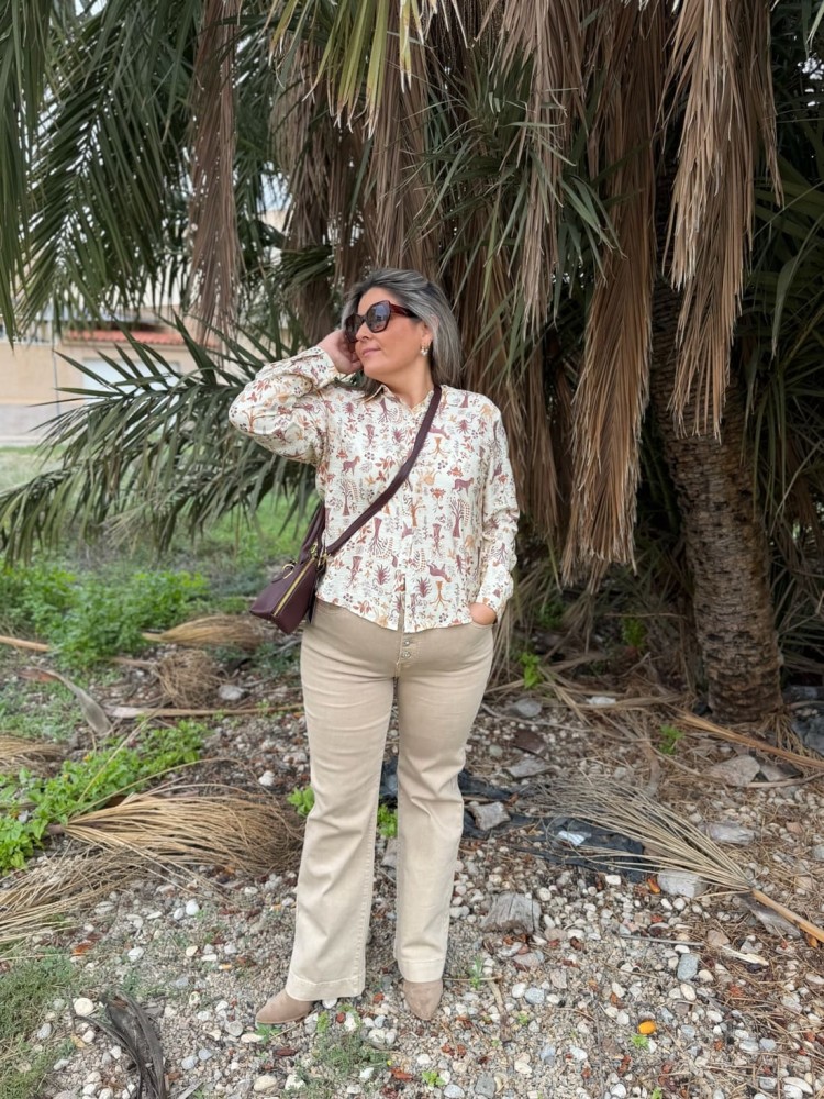 Camisa Estampada Selva