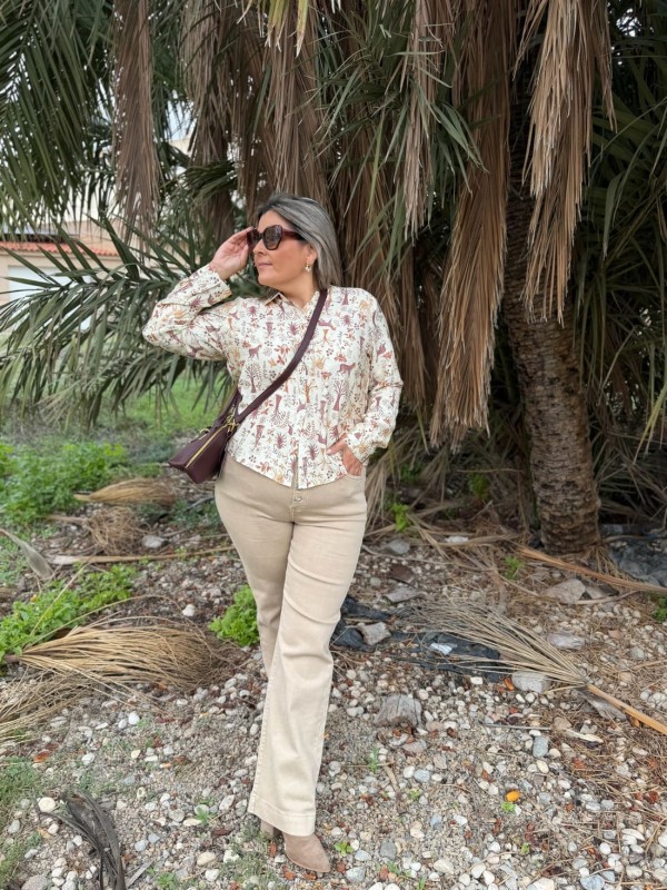 Camisa Estampada Selva