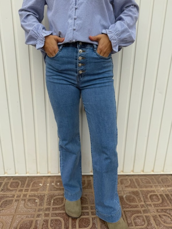 Pantalón Miss Botones Vaquero 2
