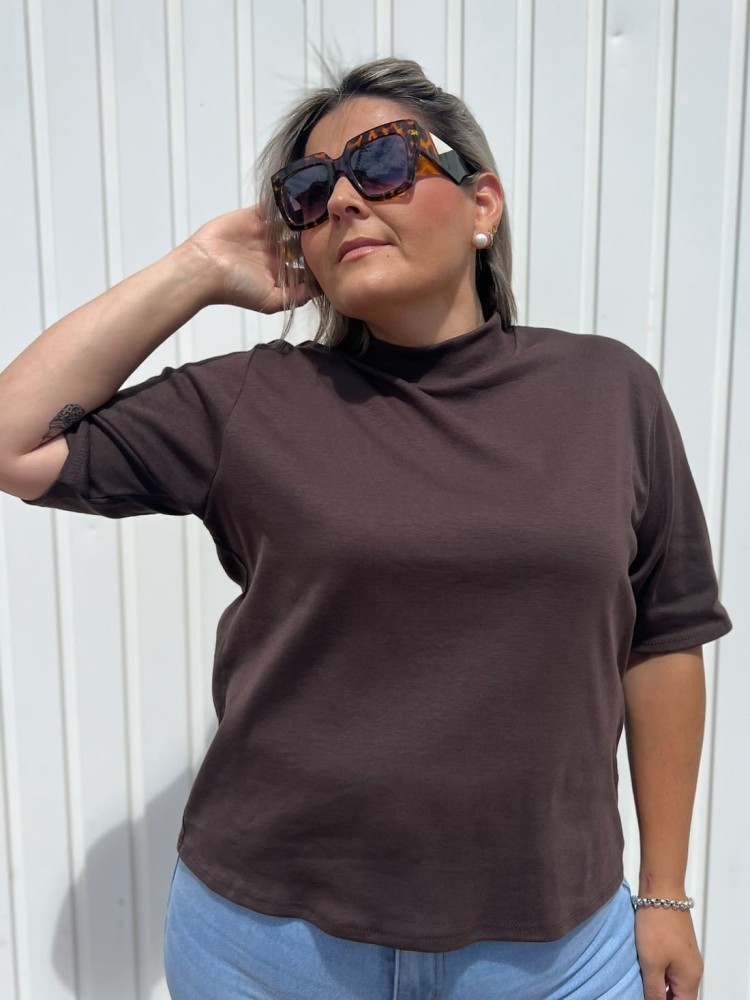 Camiseta Oversize Chocolate