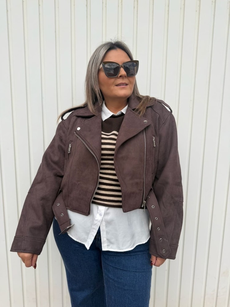 Jersey Rayas Chocolate