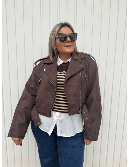 Jersey Rayas Chocolate