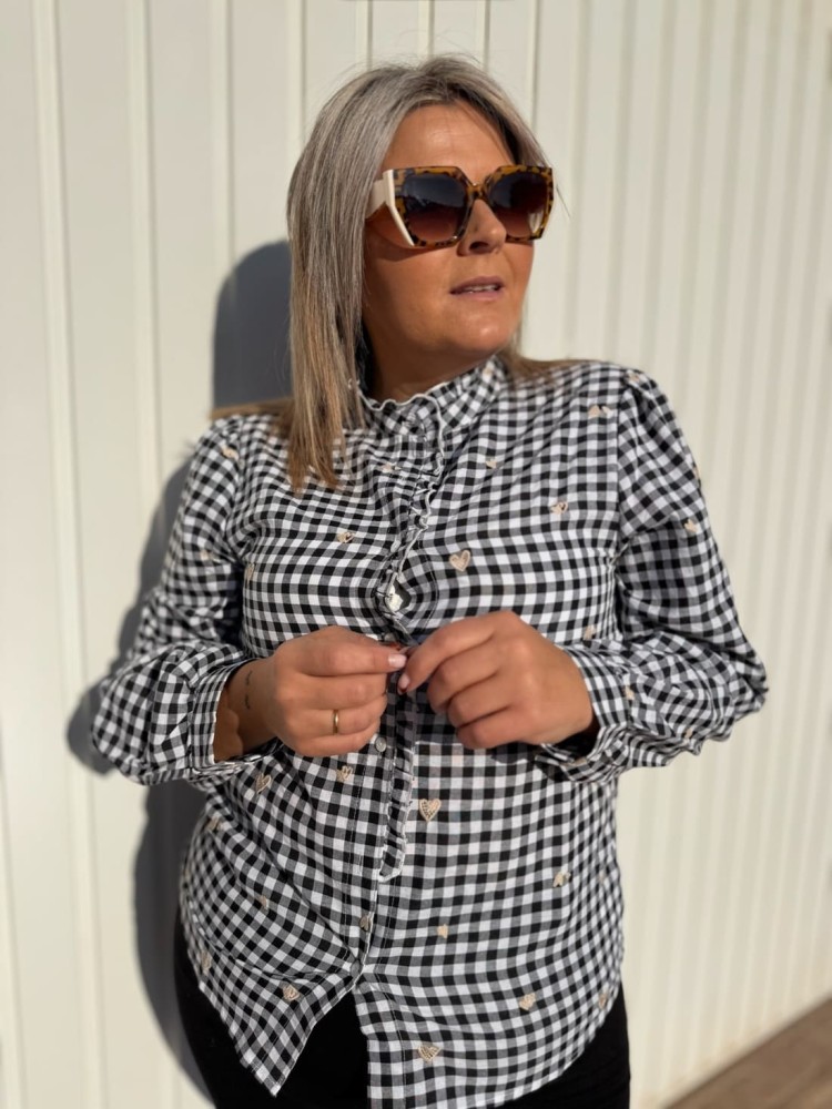 Camisa Vichy Corazones