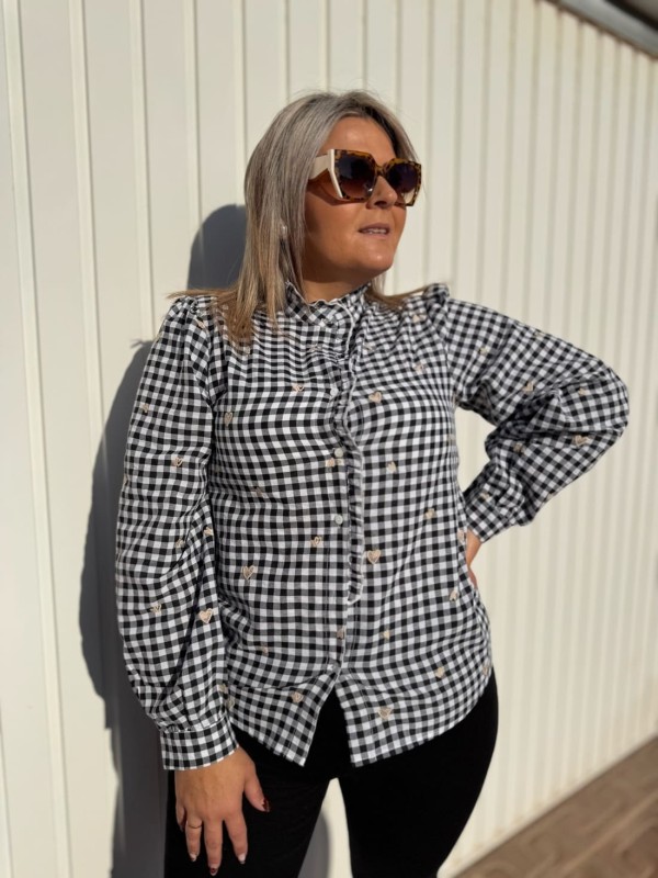 Camisa Vichy Corazones 2