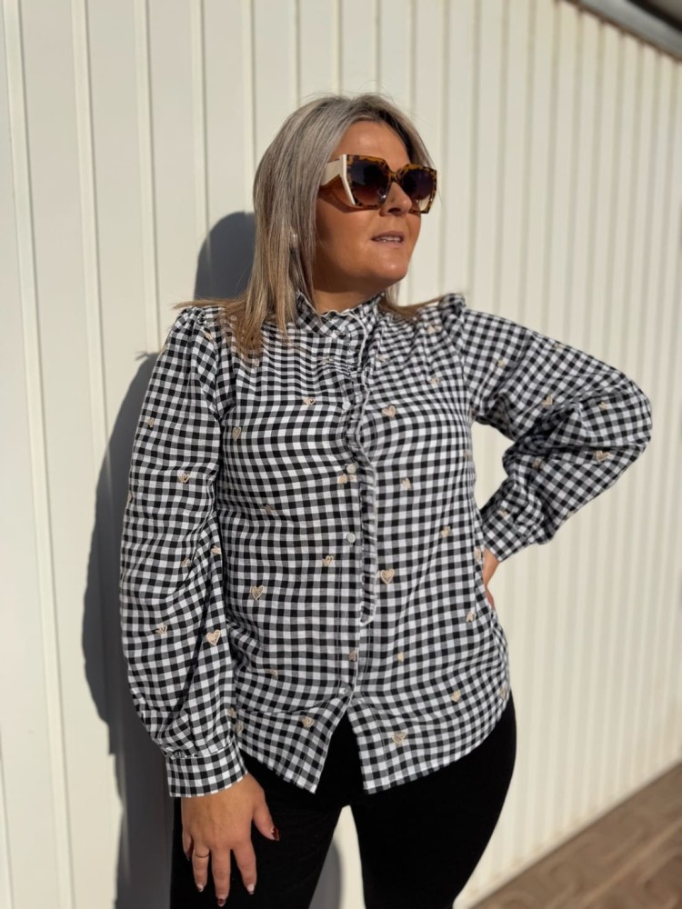 Camisa Vichy Corazones