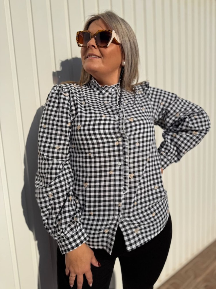 Camisa Vichy Corazones