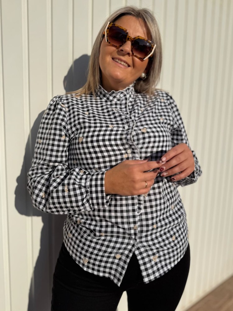 Camisa Vichy Corazones