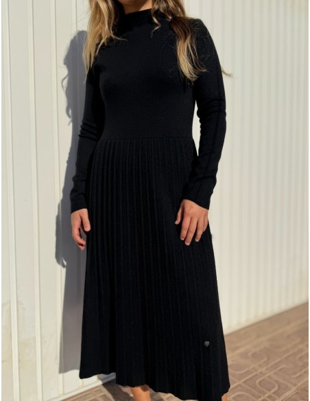 Vestido Punto Pliegues