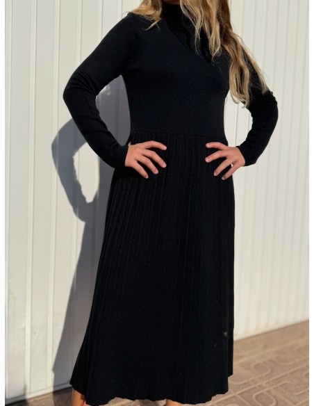 Vestido Punto Pliegues