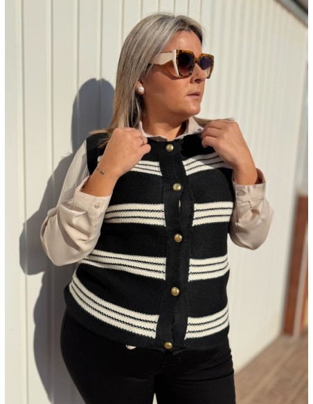 Chaleco Rayas