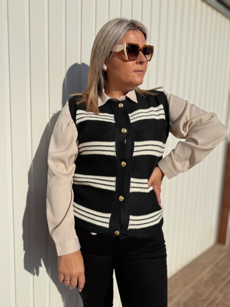 Chaleco Rayas