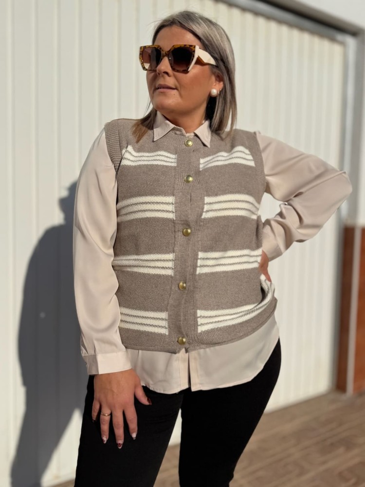 Chaleco Rayas