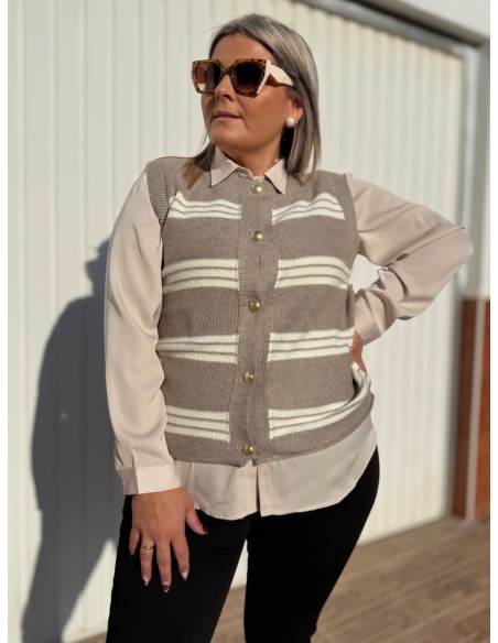 Chaleco Rayas
