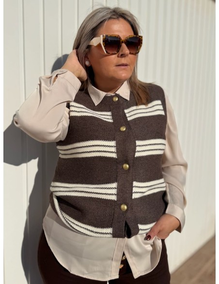 Chaleco Rayas