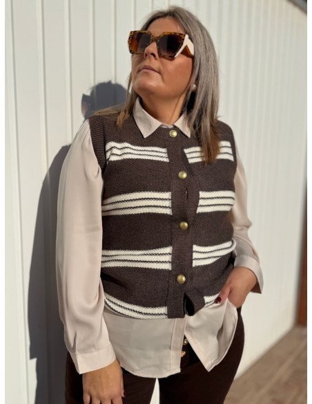Chaleco Rayas