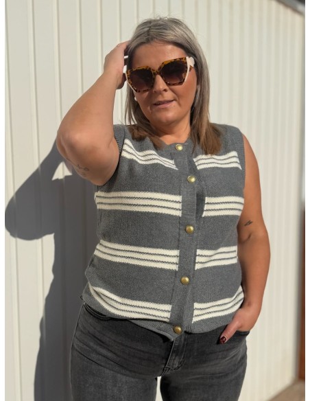 Chaleco Rayas