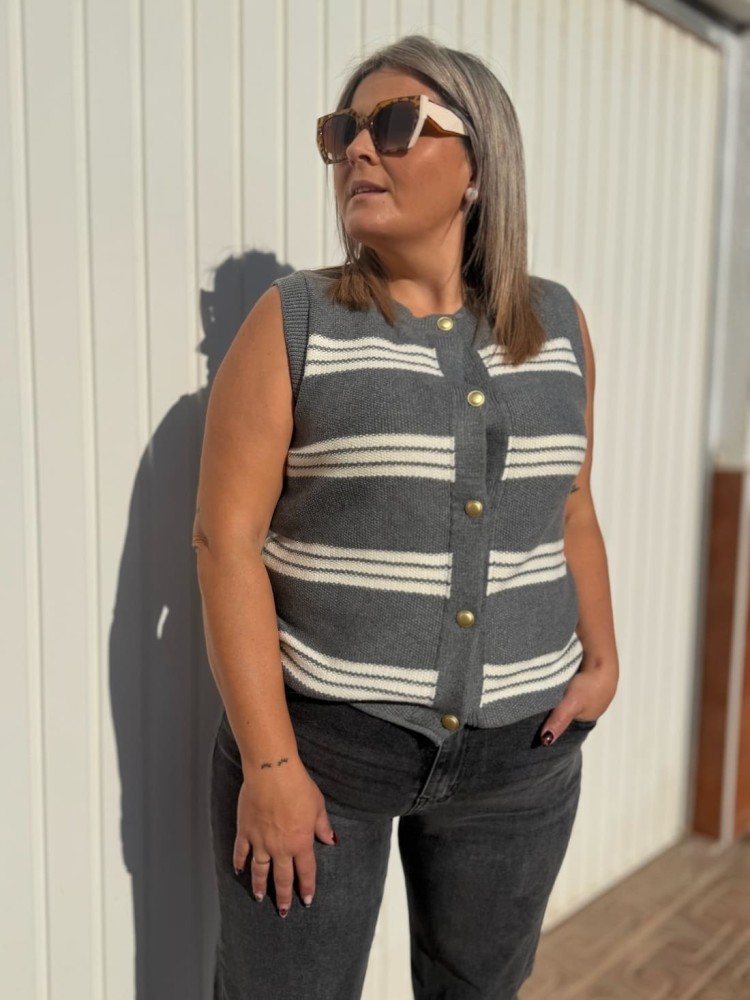 Chaleco Rayas