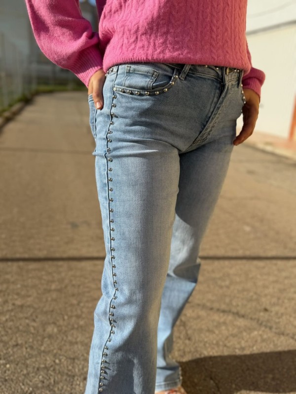 Pantalón Widleg Tachuelas 2