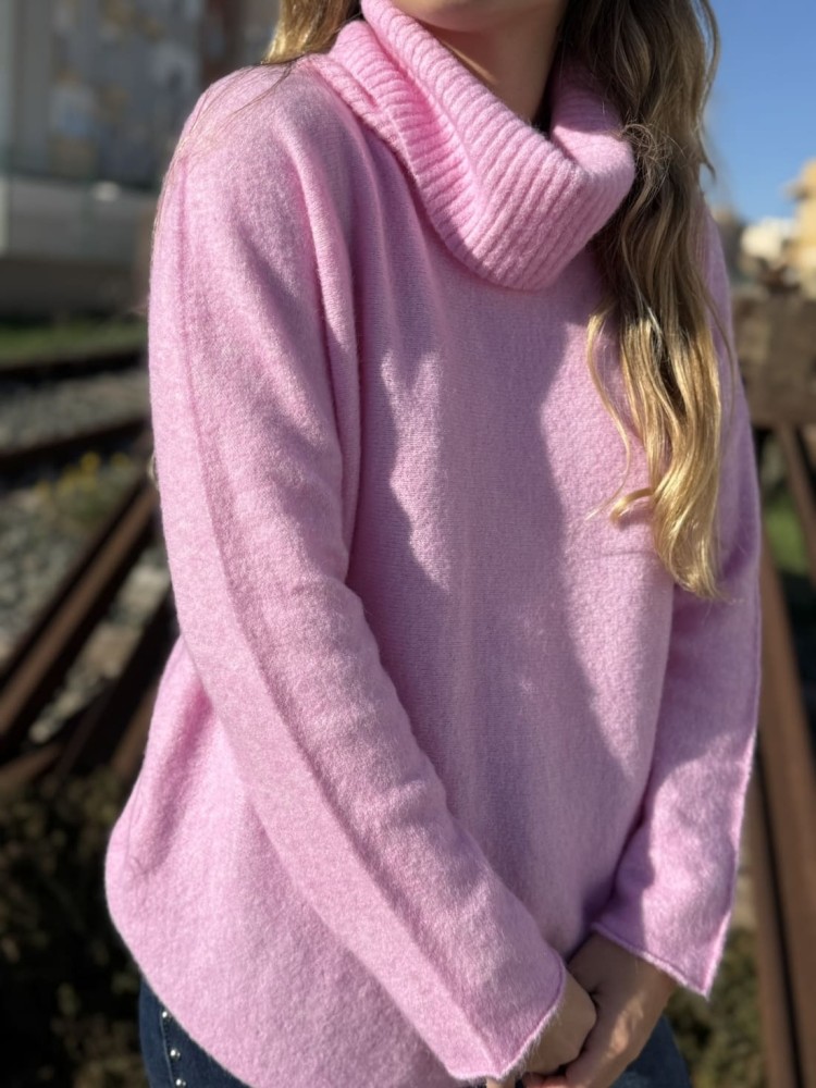 Jersey Cuello Rosa