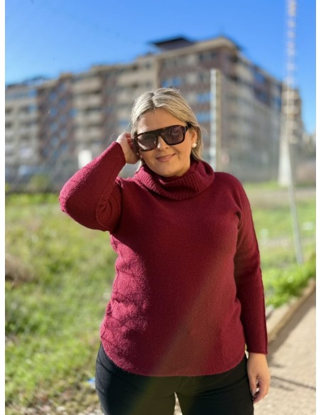 Jersey Cuello Granate