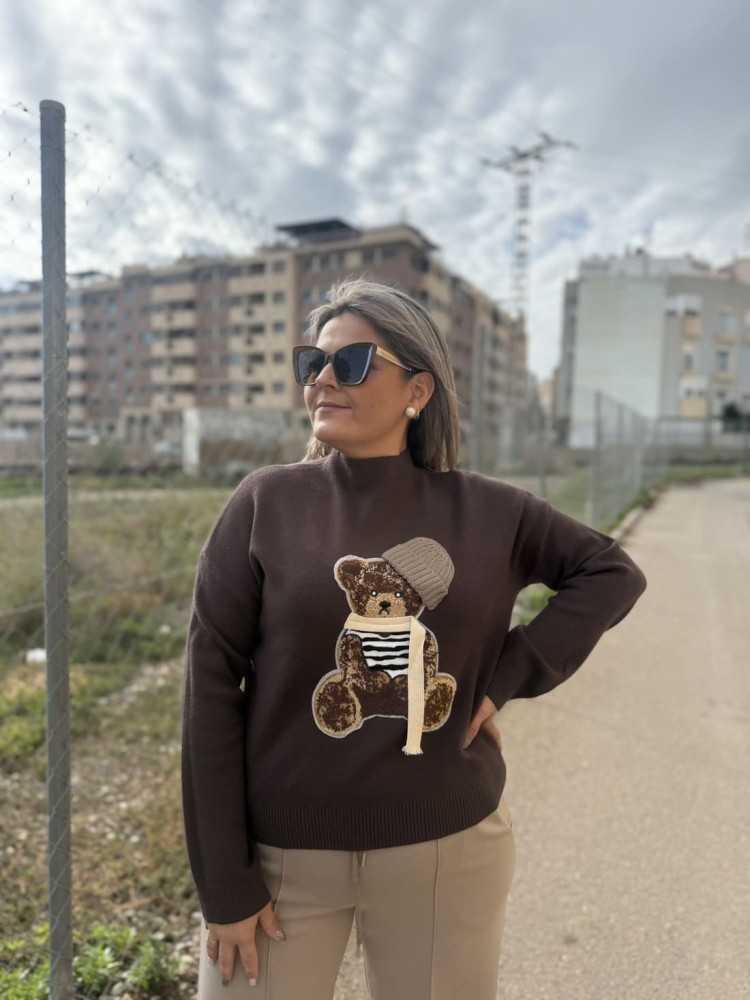 Jersey Oso Marrón