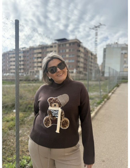 Jersey Oso Marrón