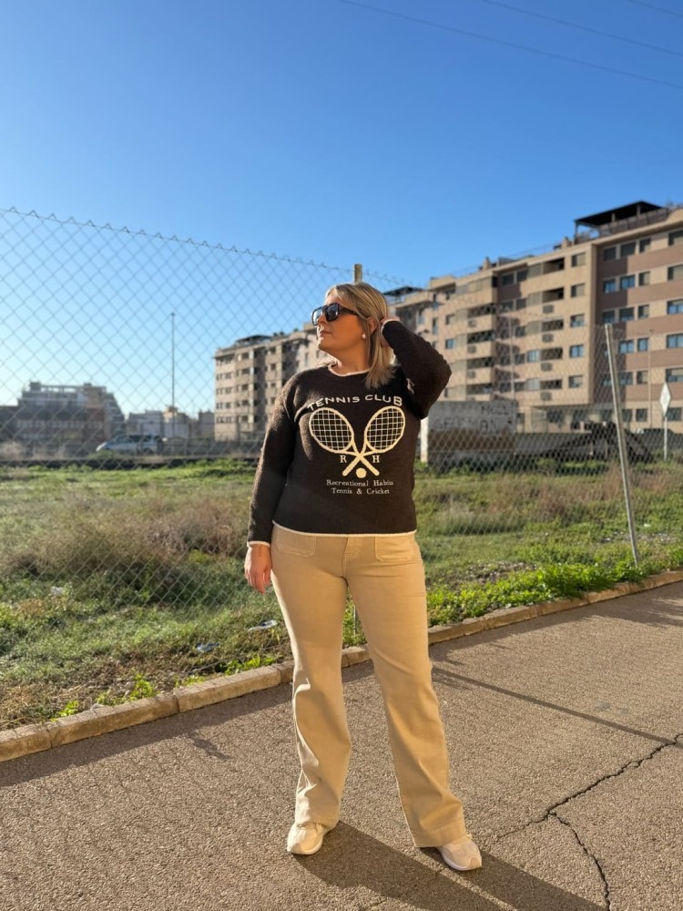 Pantalón Bolsillos Beige