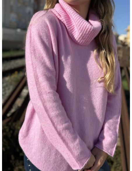 Jersey Cuello Rosa