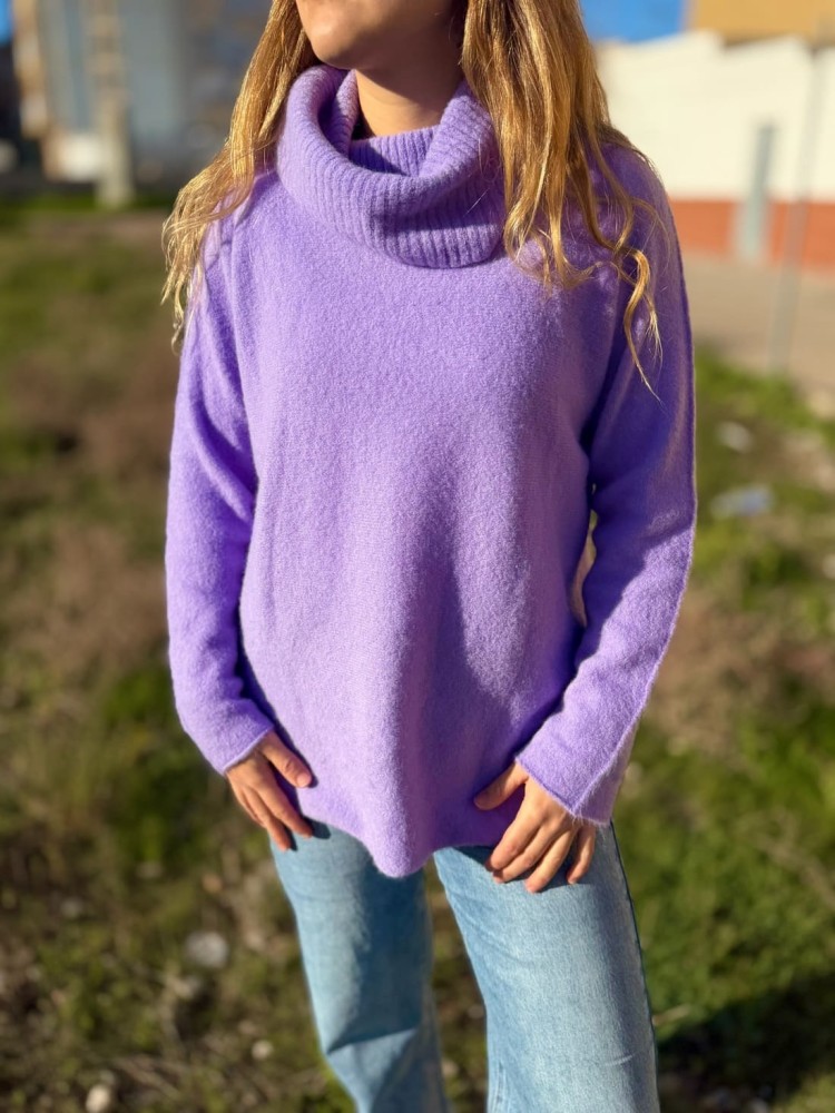 Jersey Cuello Malva