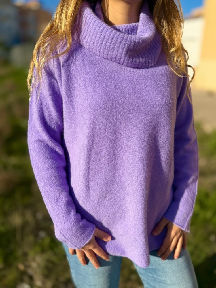 Jersey Cuello Malva