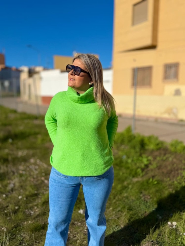 Jersey Cuello Verde