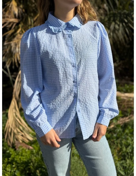 Camisa Vichy Volante