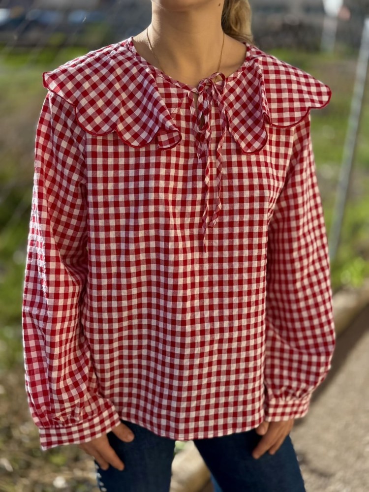 Camisa Vichy Cuello