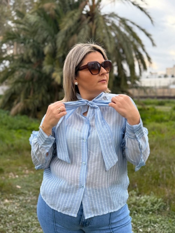 Camisa Volante Lazada