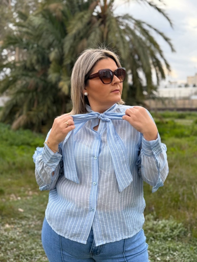 Camisa Volante Lazada