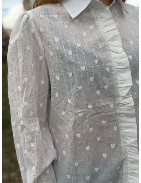 Camisa Corazones Rayas