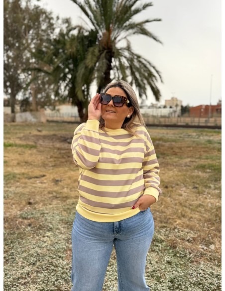 Sudadera Rayas Tirea